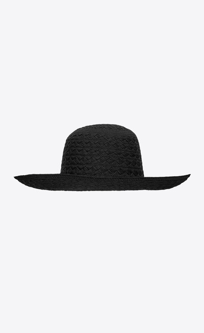 SAINT LAURENT straw maui hat outlook