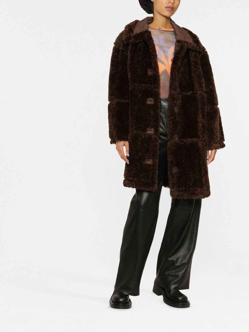Samira faux-shearling coat - 2