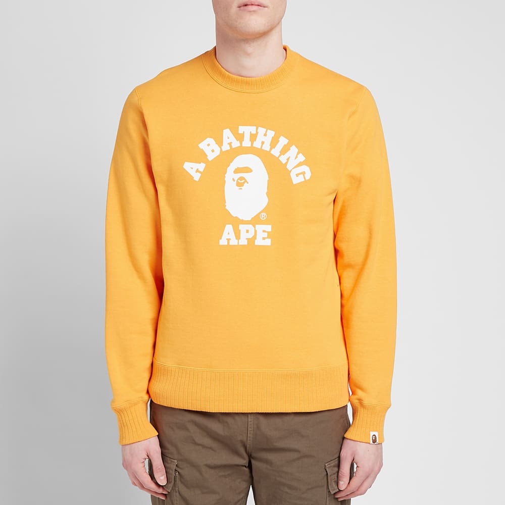 A Bathing Ape College Crew Sweat - 3