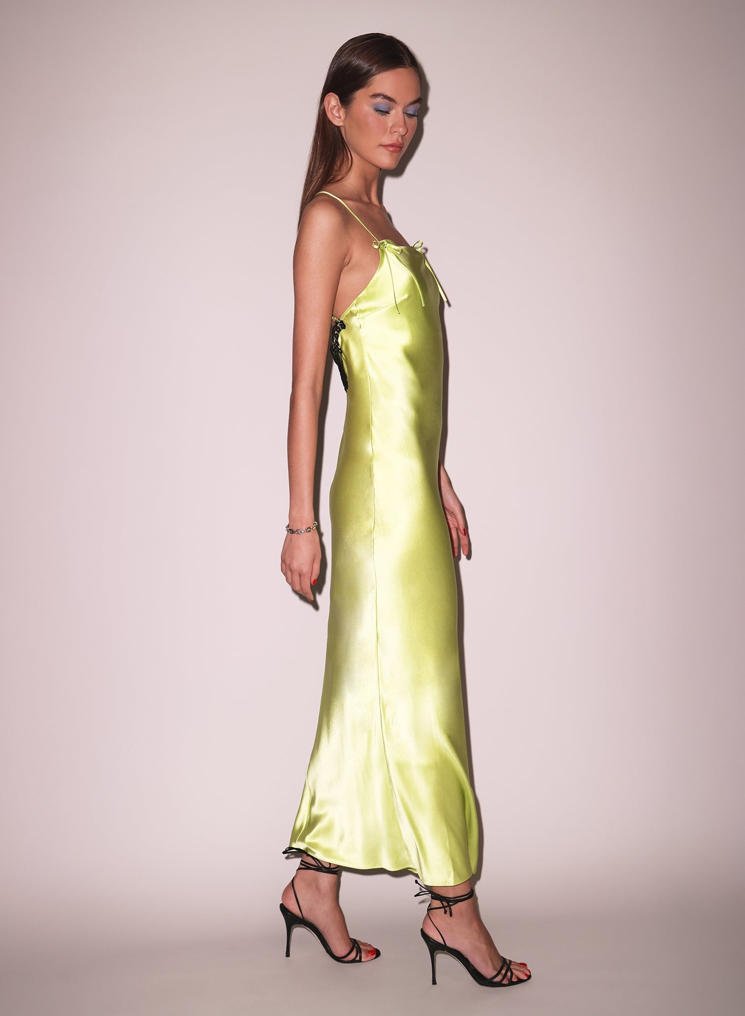 Open Back Maxi Slip Dress - 5