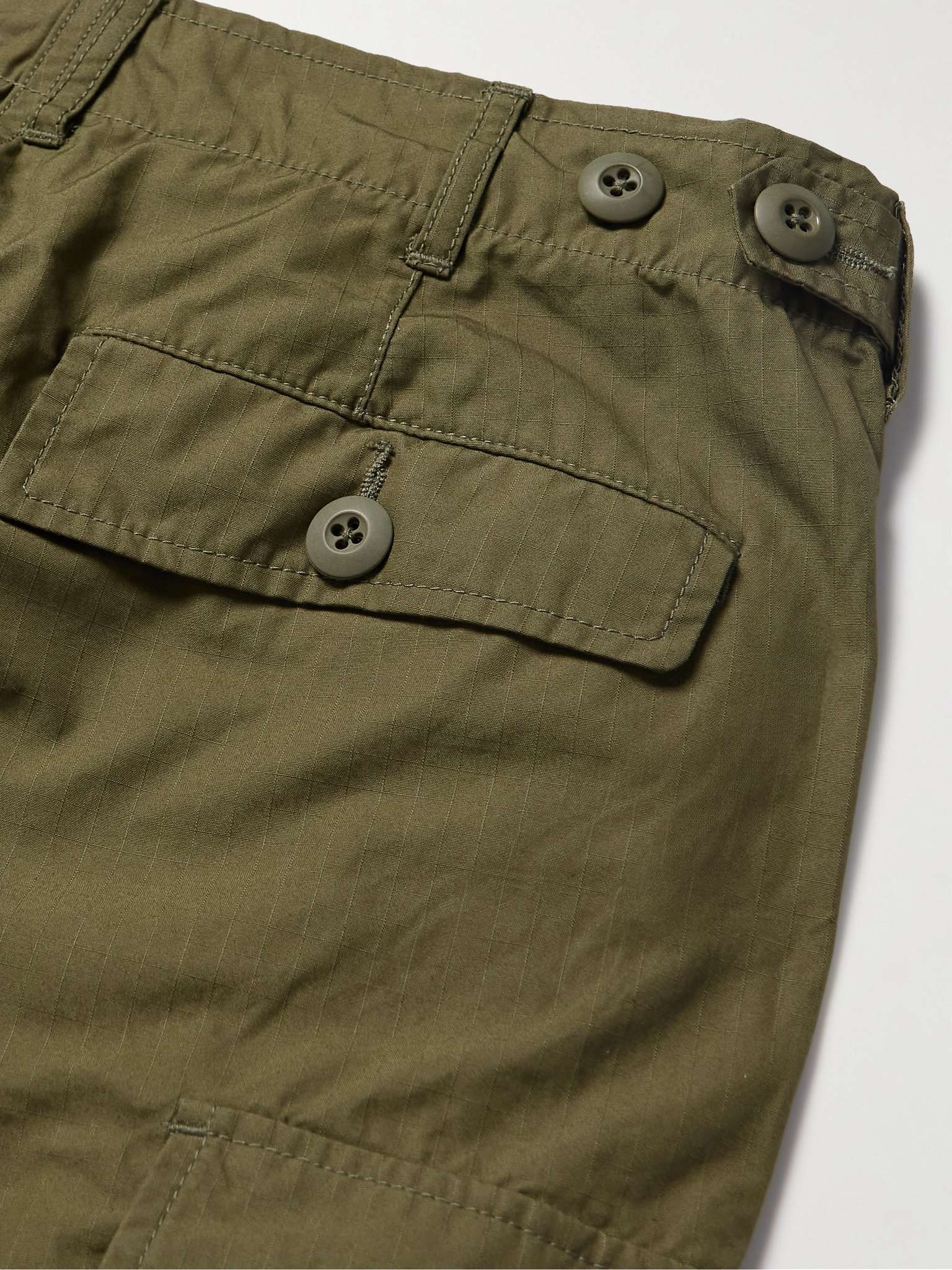 Straight-Leg Cotton-Ripstop Cargo Trousers - 5