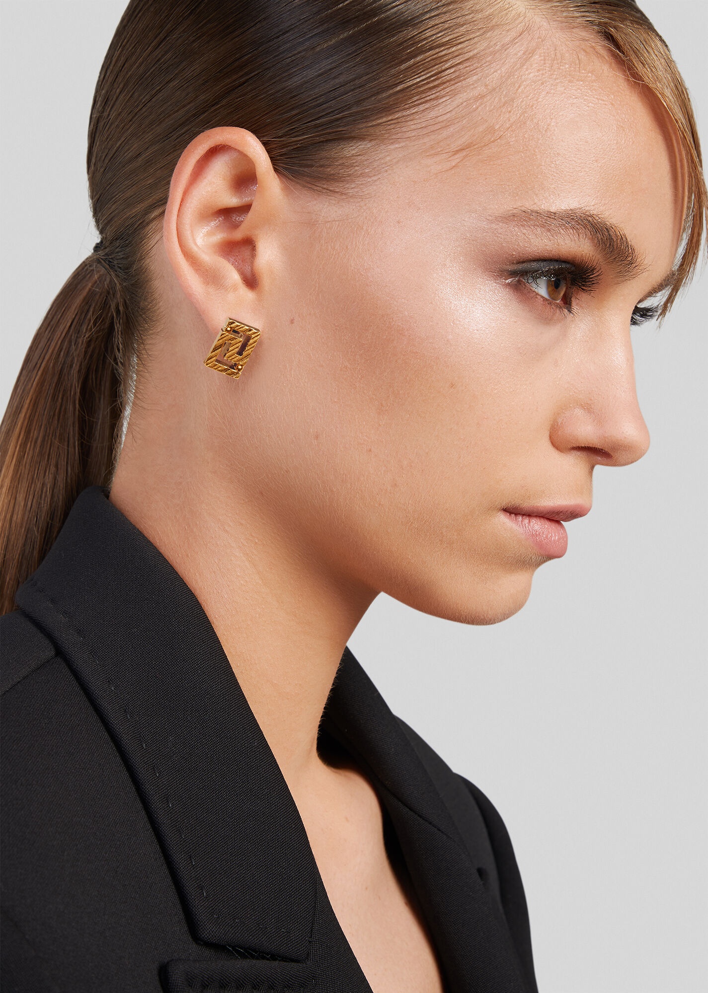 Greca Stud Earrings - 2