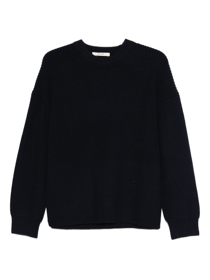 ribbed crew-neck sweater 1