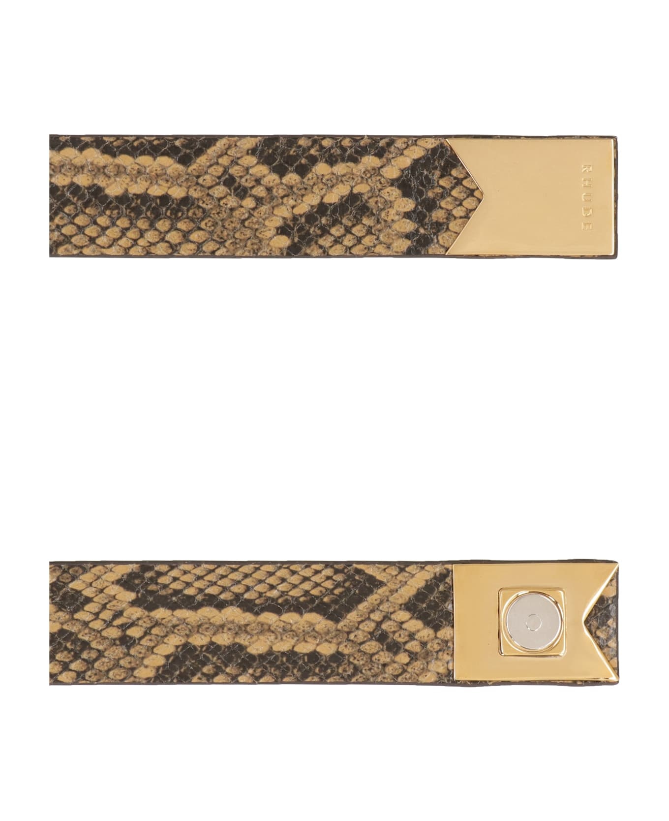 Printed Leather Belt - 3