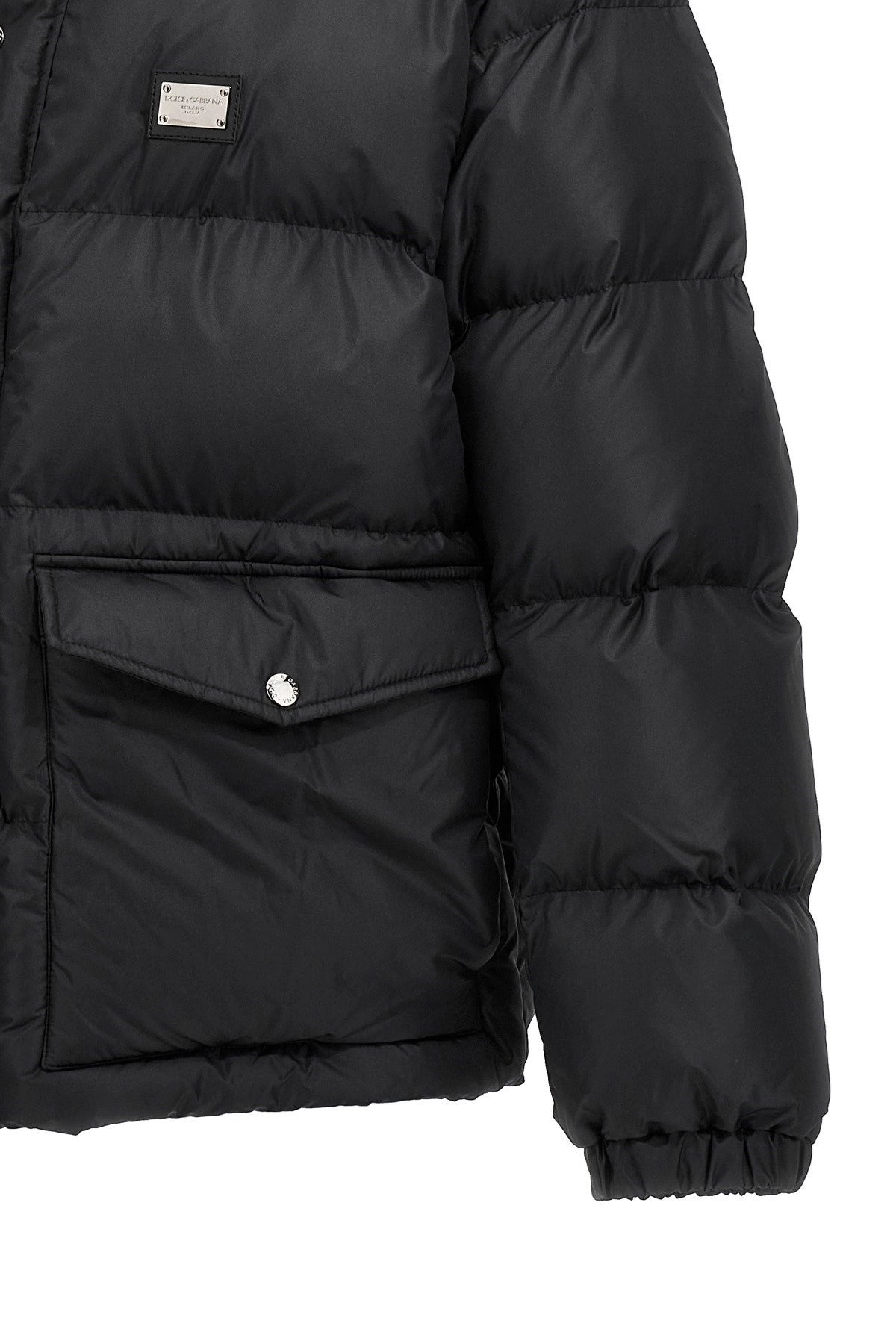 Dolce & Gabbana Men Logo Plate Down Jacket - 5