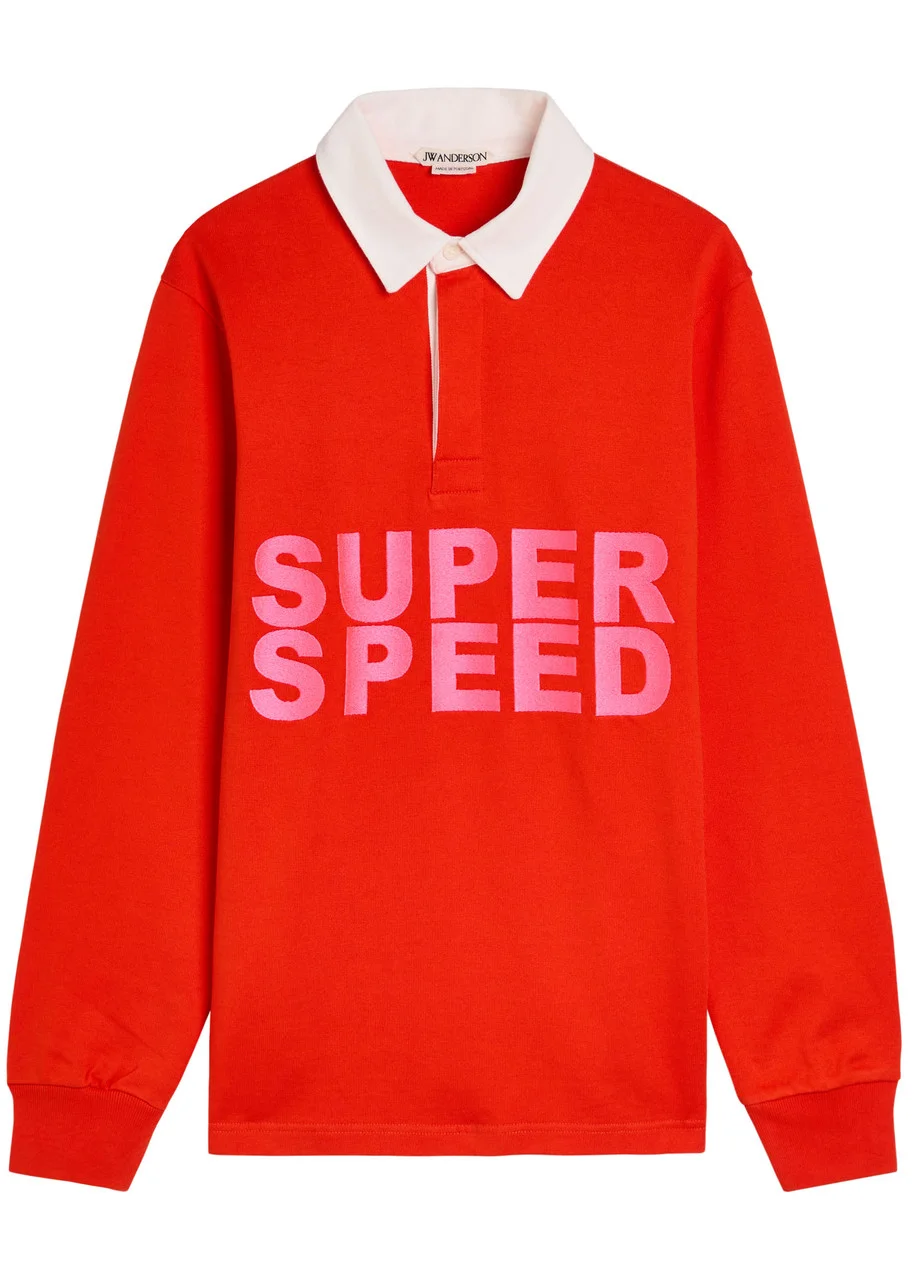 JW Anderson Super Speed Cotton Polo Shirt - 1