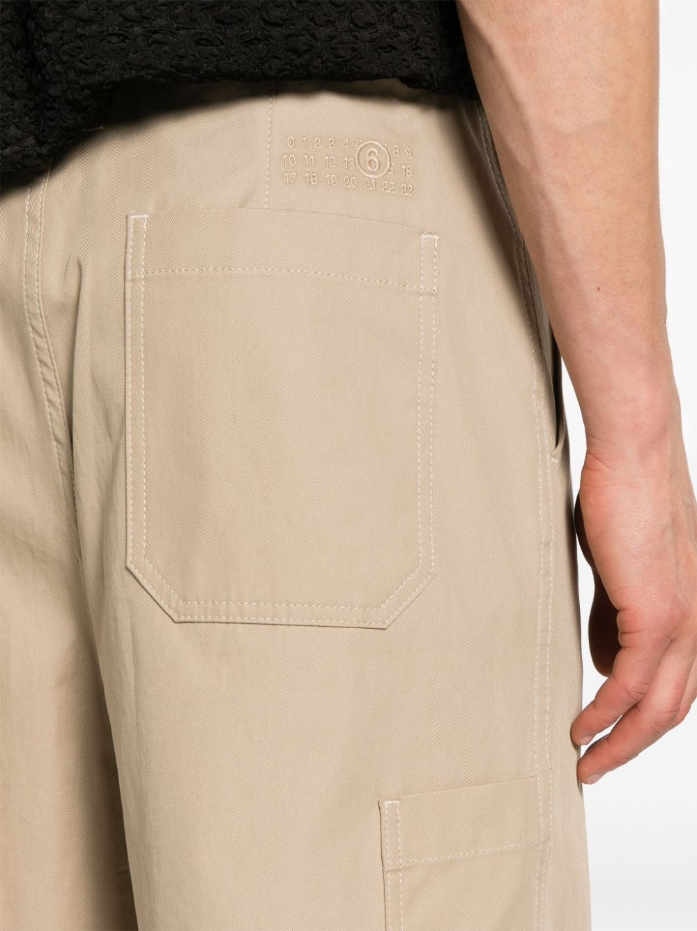 mid-rise straight-leg trousers - 5
