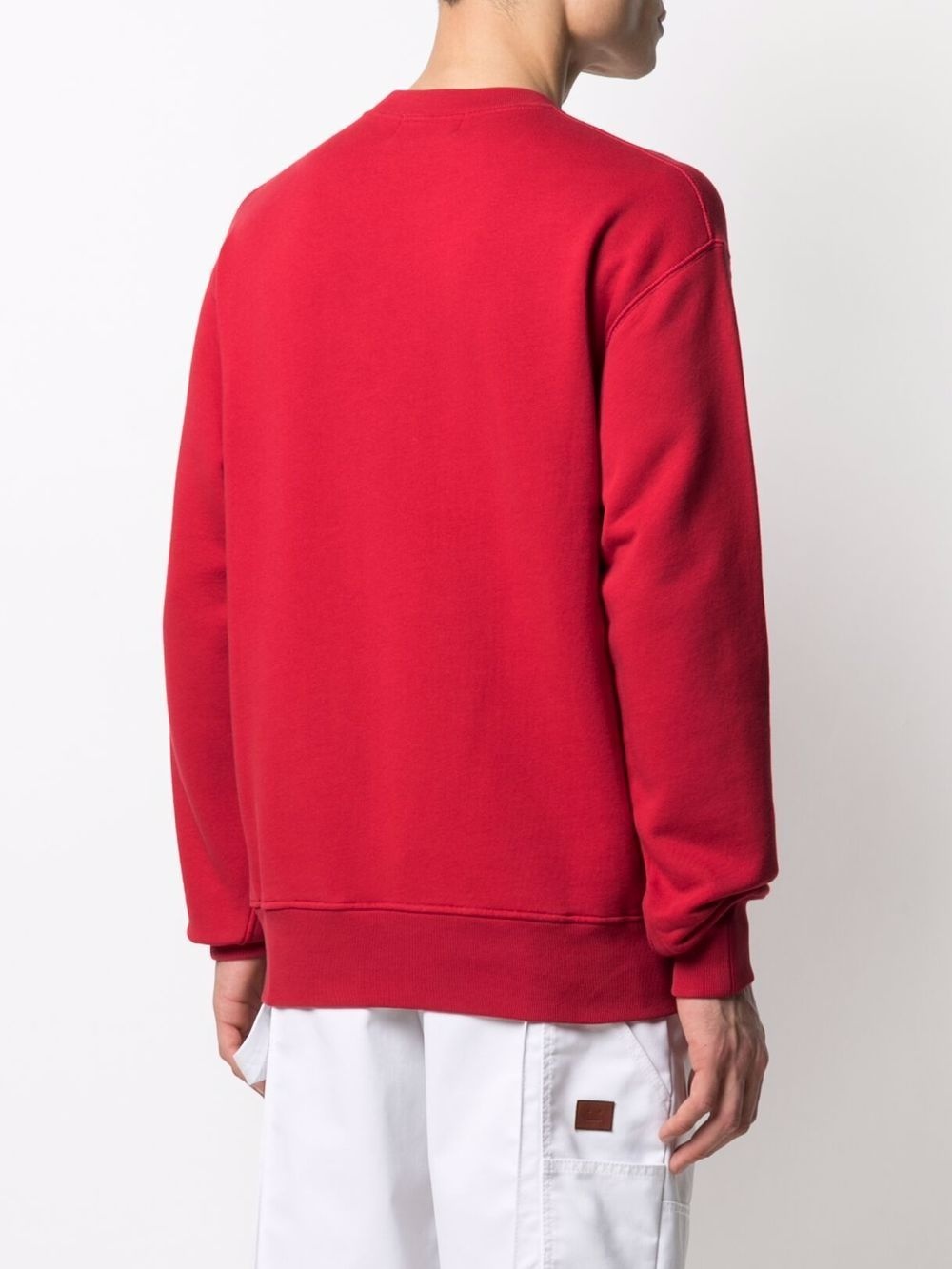 logo-embroidered cotton sweatshirt - 5