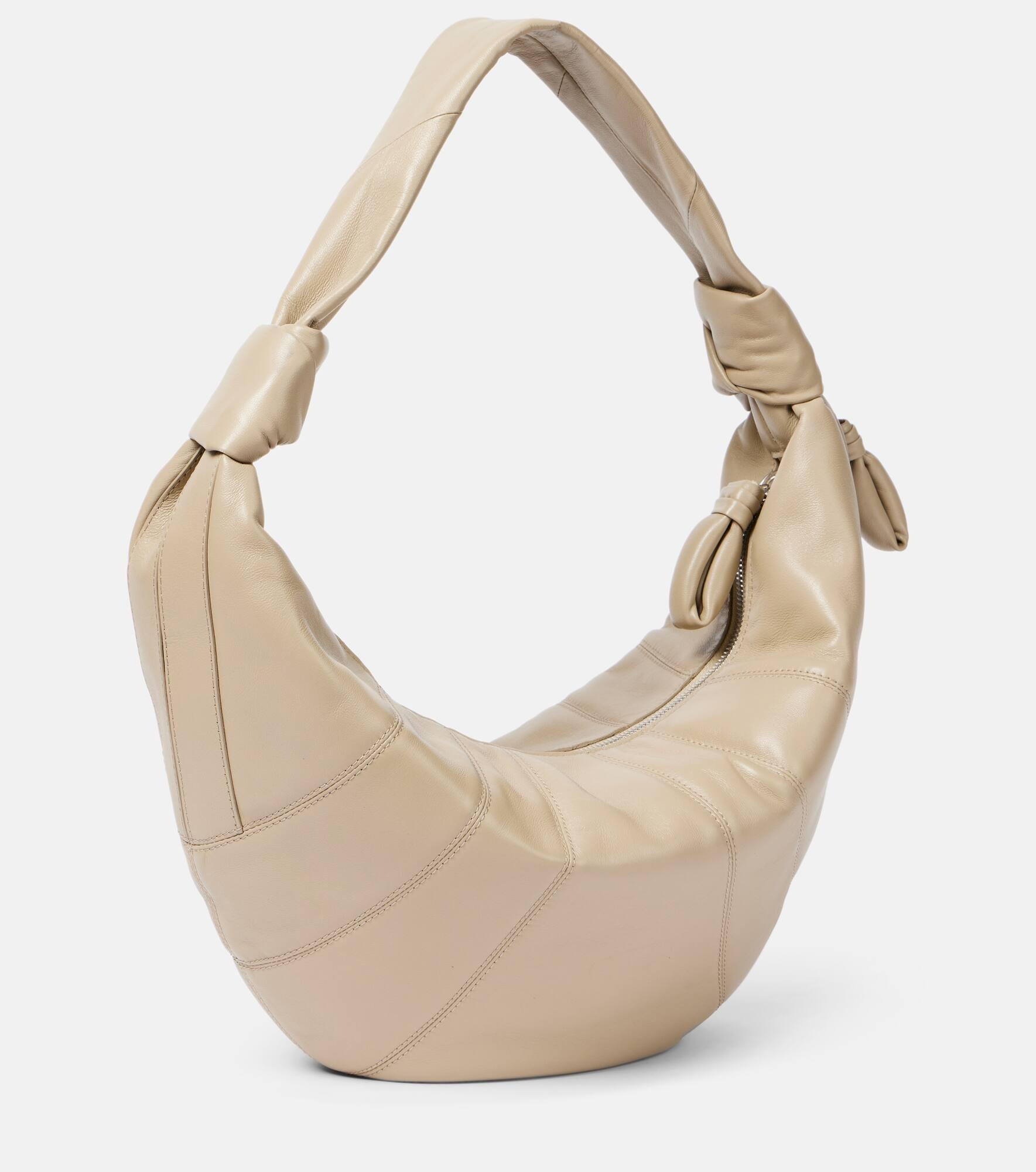 Fortune Croissant leather shoulder bag - 4