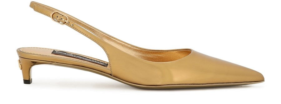 Calfskin slingbacks - 1