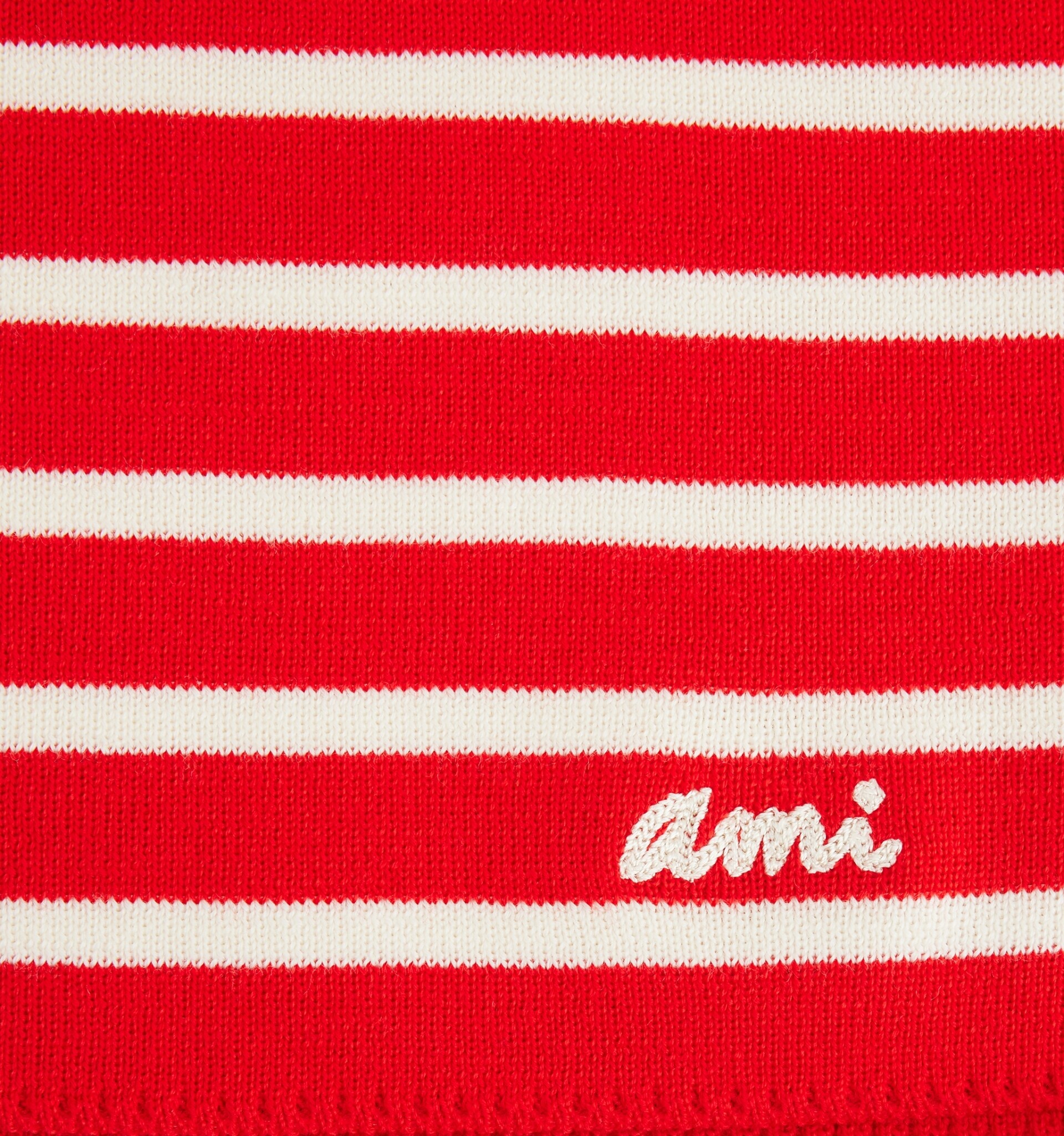 Ami Embroidery Sleeveless Sailor Sweater - 4