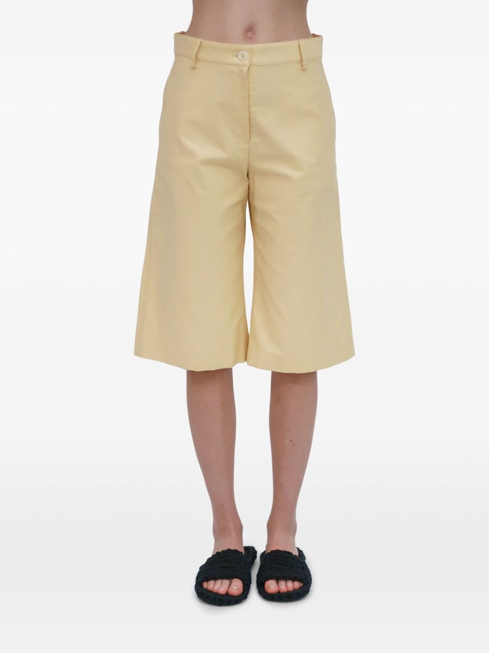 wide-leg bermuda shorts - 6