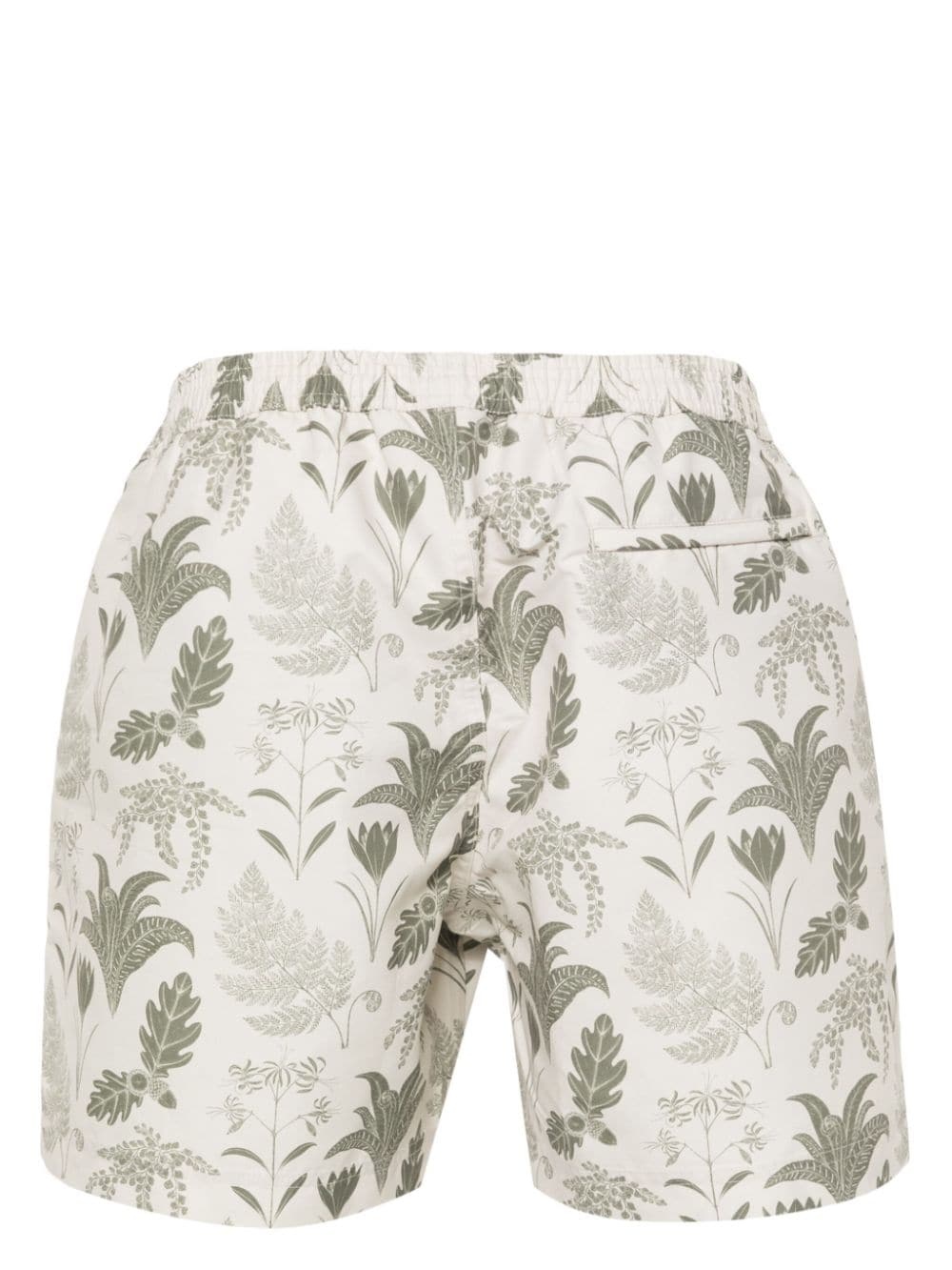 leaf-print swim shorts - 2