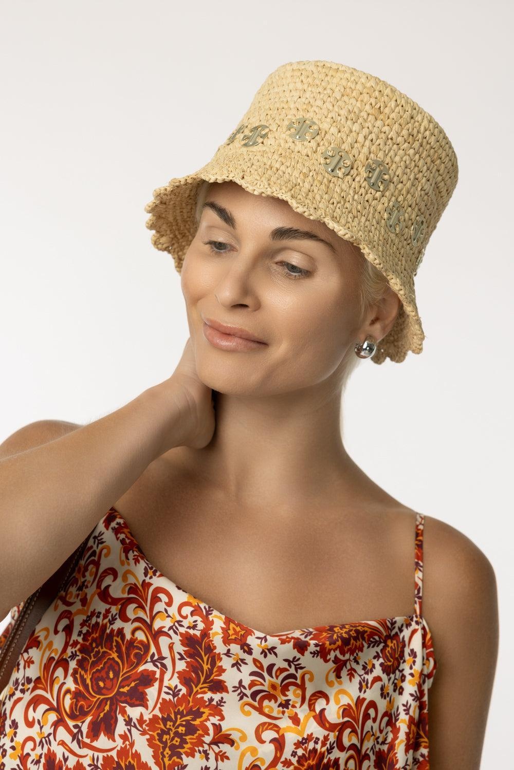 RAFFIA BUCKET HAT - 2