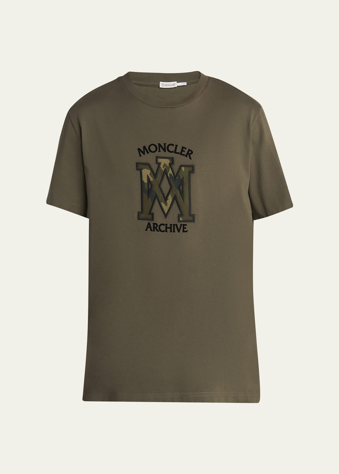 Men's Camouflage Logo Crewneck T-Shirt - 1