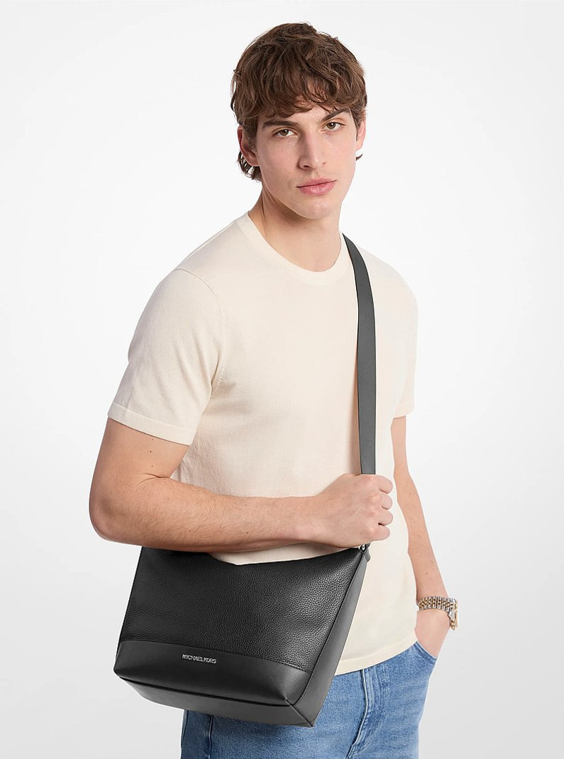 Cooper Pebbled Leather Crescent Bag 3