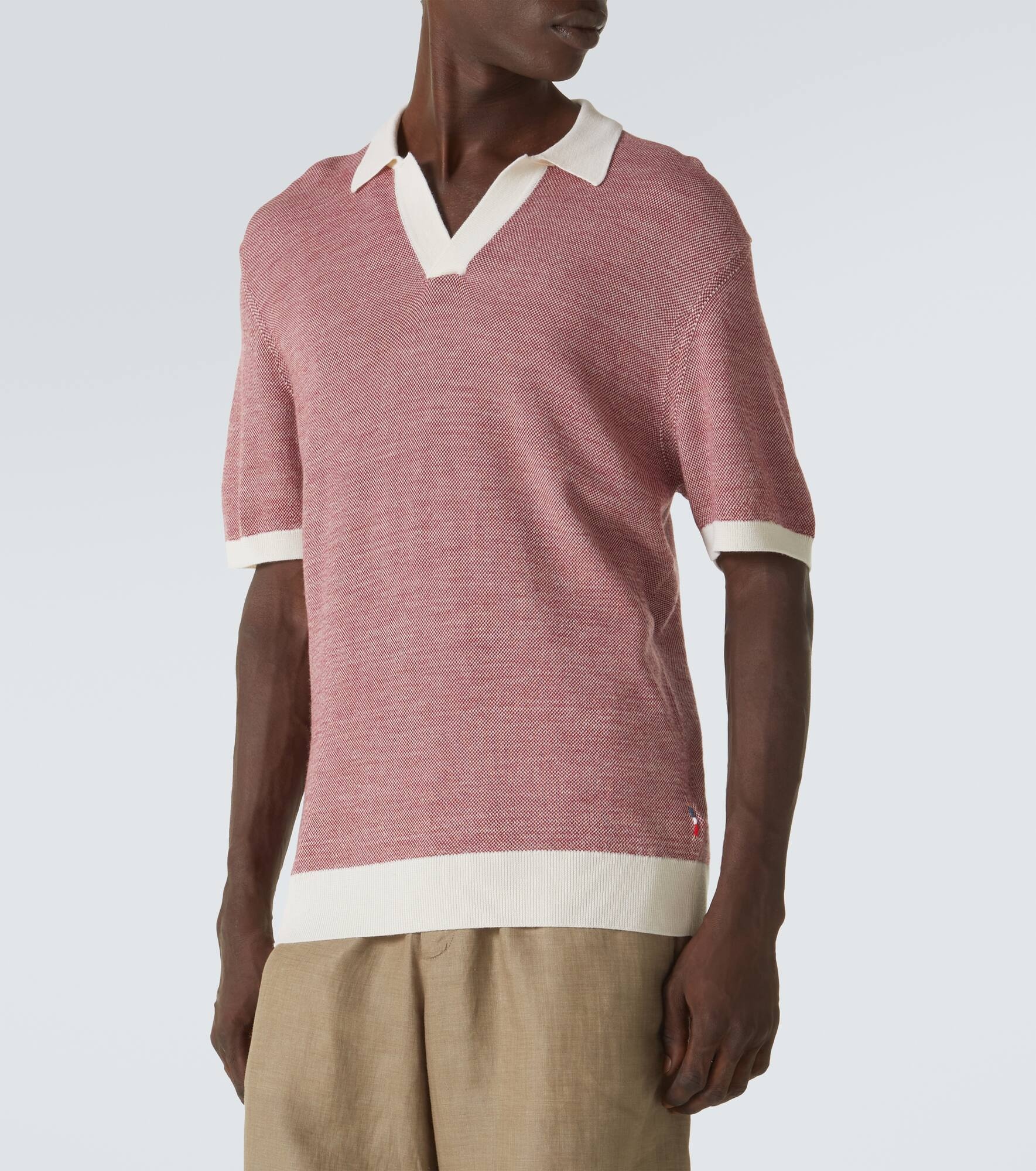 Horton wool and cotton polo sweater - 3