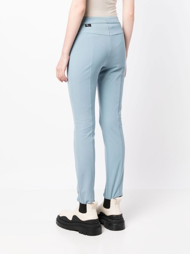 slim-fit stirrup trousers - 4