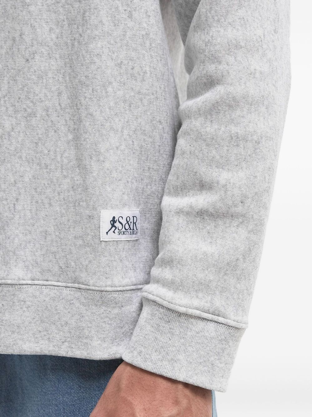 logo-patch sweatshirt - 3