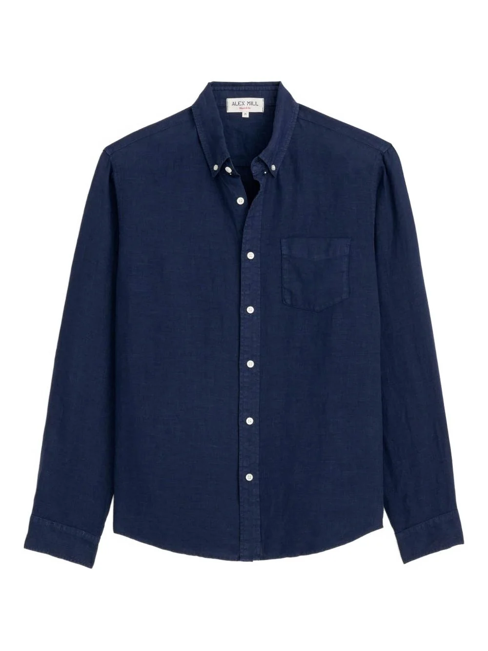 linen long-sleeve shirt - 1