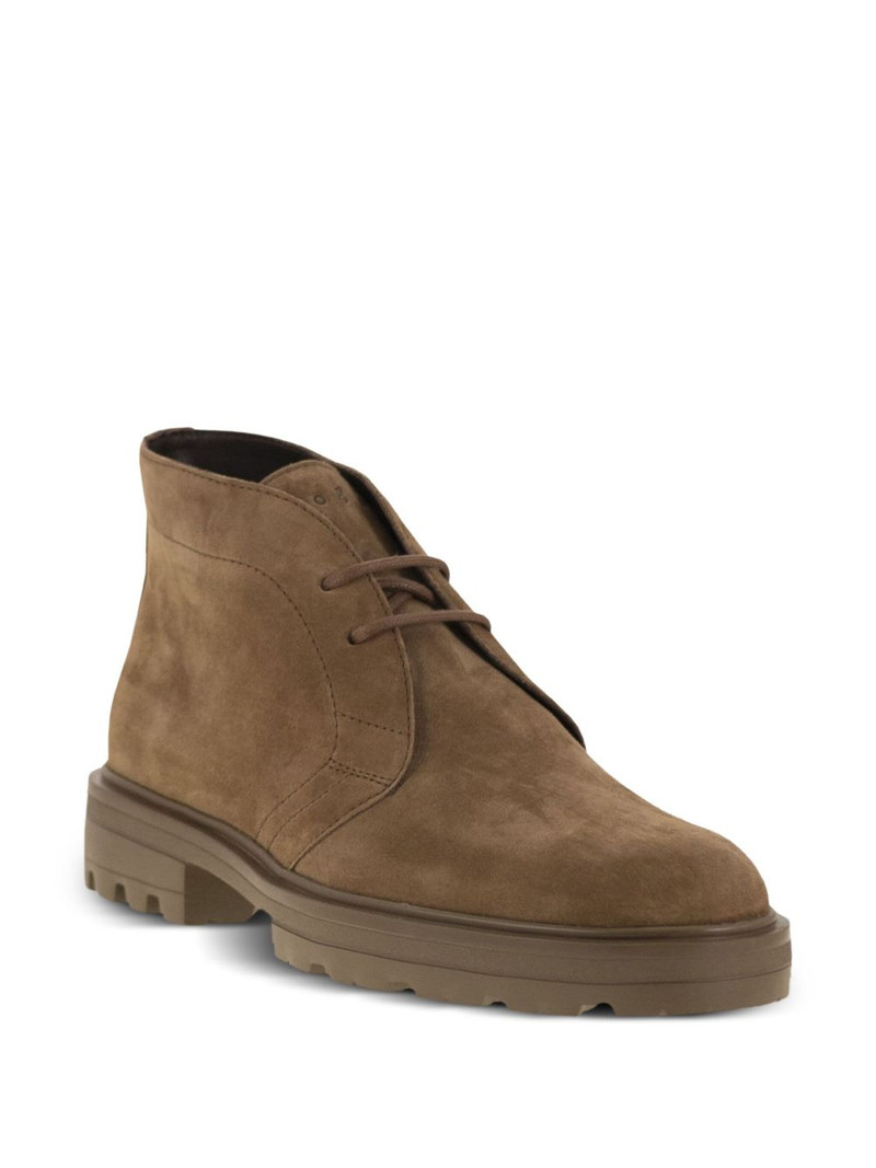 HOGAN lace-up desert boots outlook