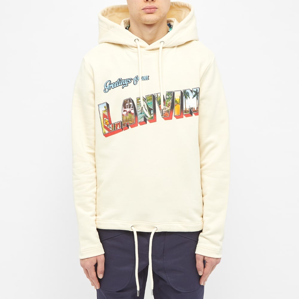 Lanvin Postcard Print Popover Hoody - 4