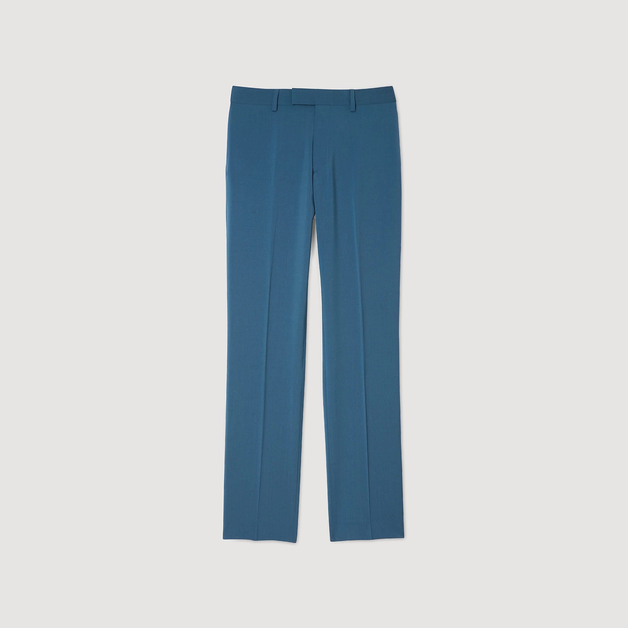 WOOL SUIT TROUSERS - 6