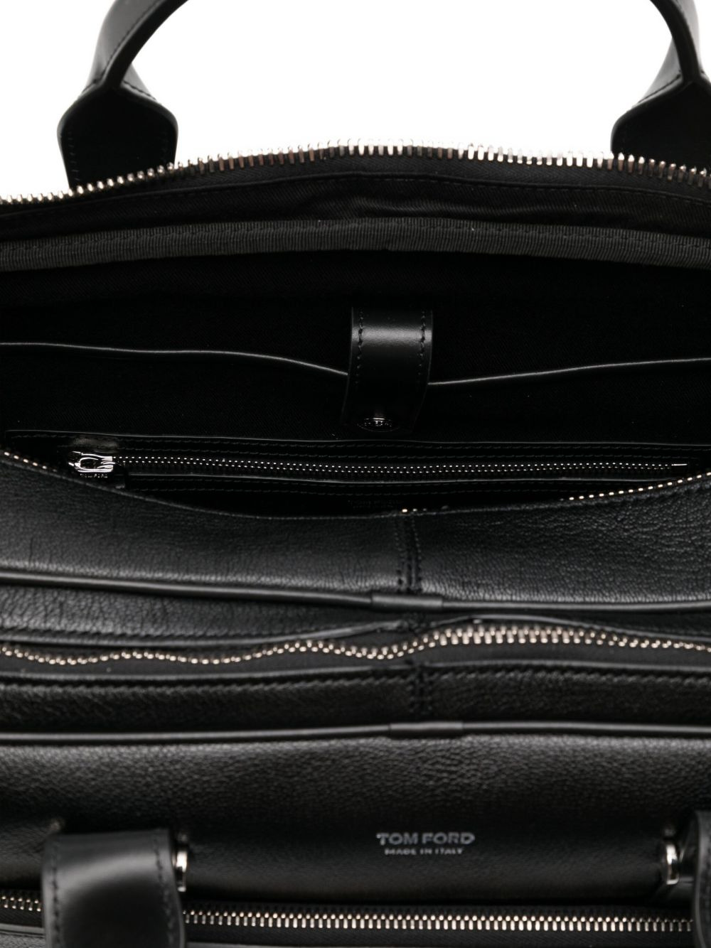 Medium Grain Leather briefcase - 4