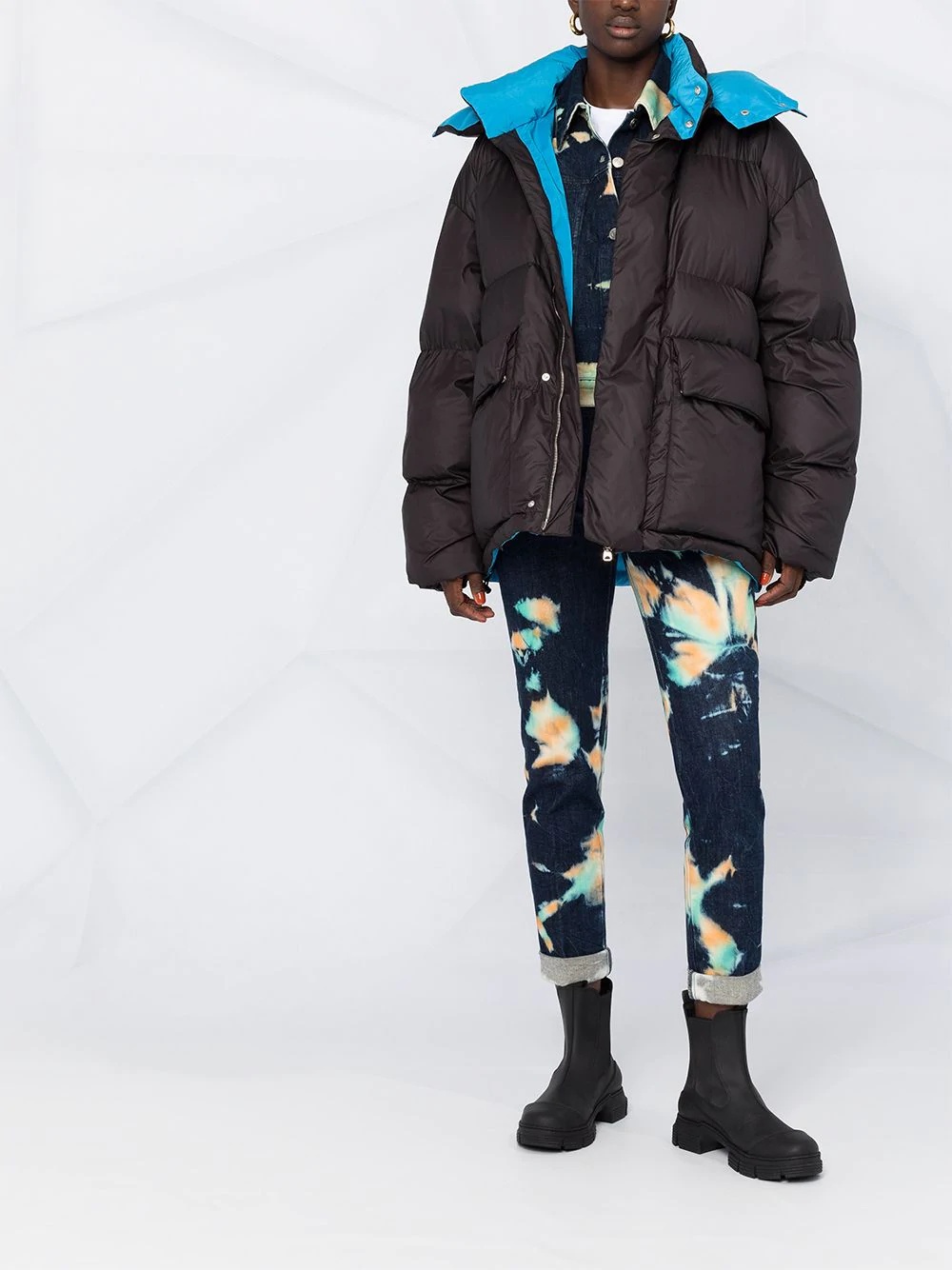 boxy-fit puffer jacket - 2