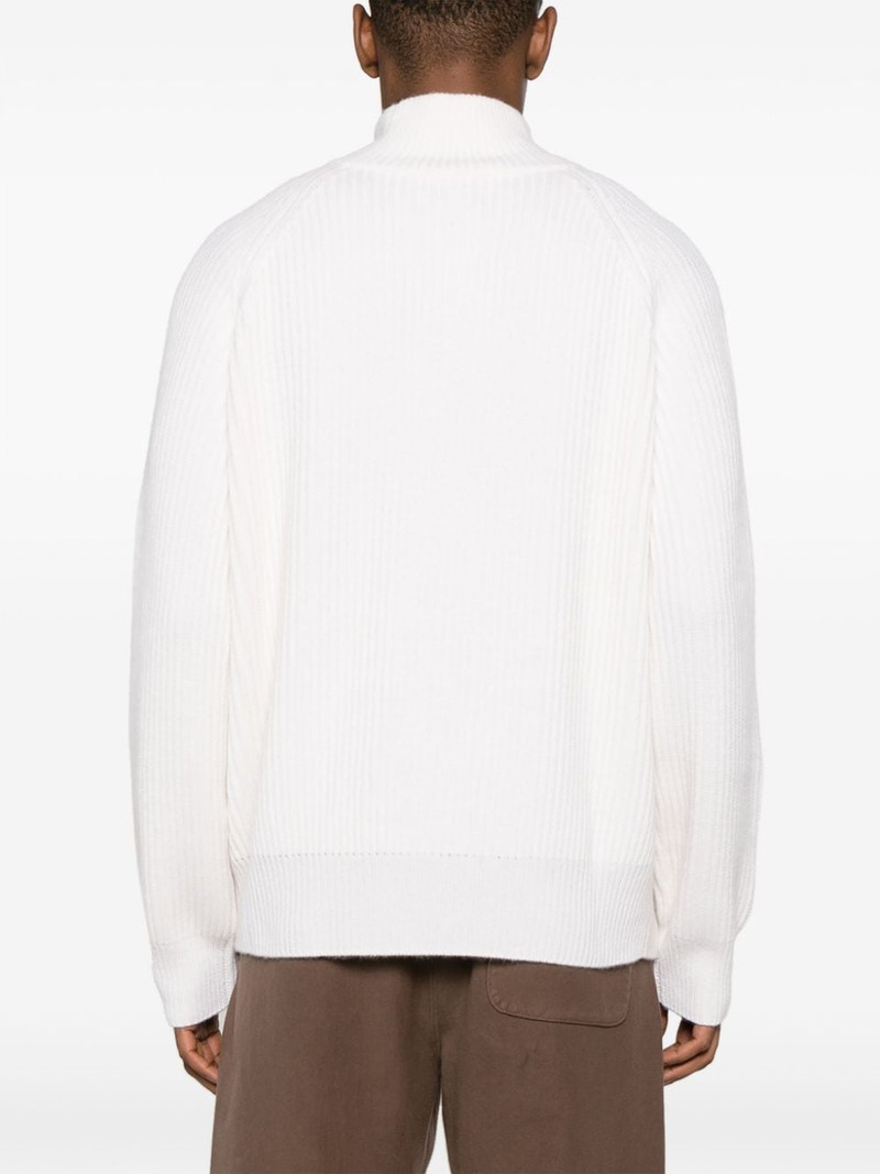ribbed organic cashmere jumper 5
