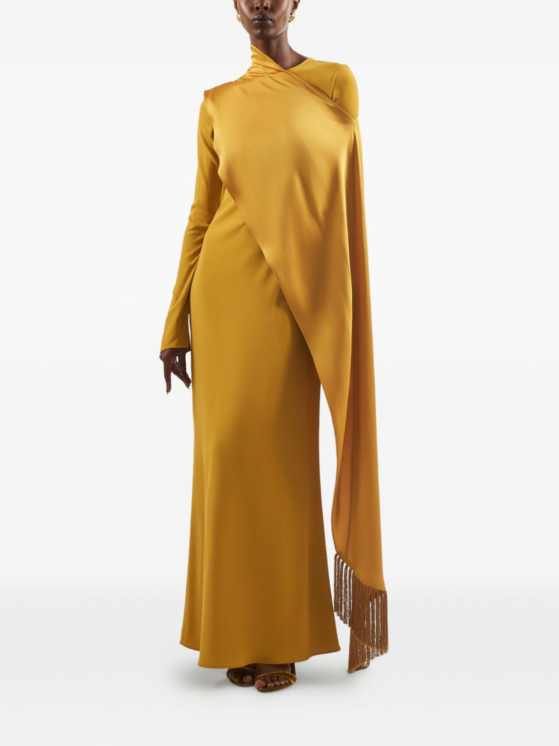 Taller Marmo Mounia draped gown outlook