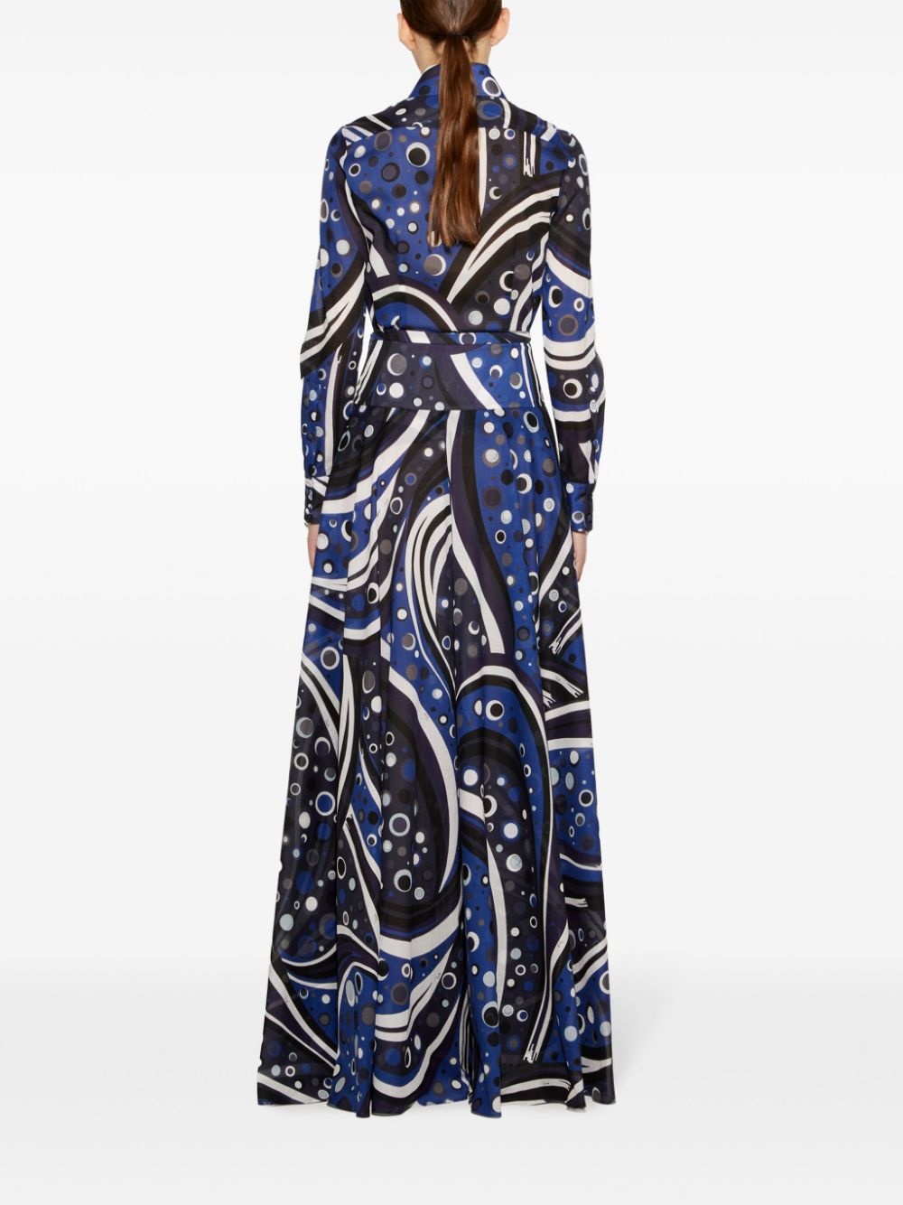fontane-print cotton skirt - 4