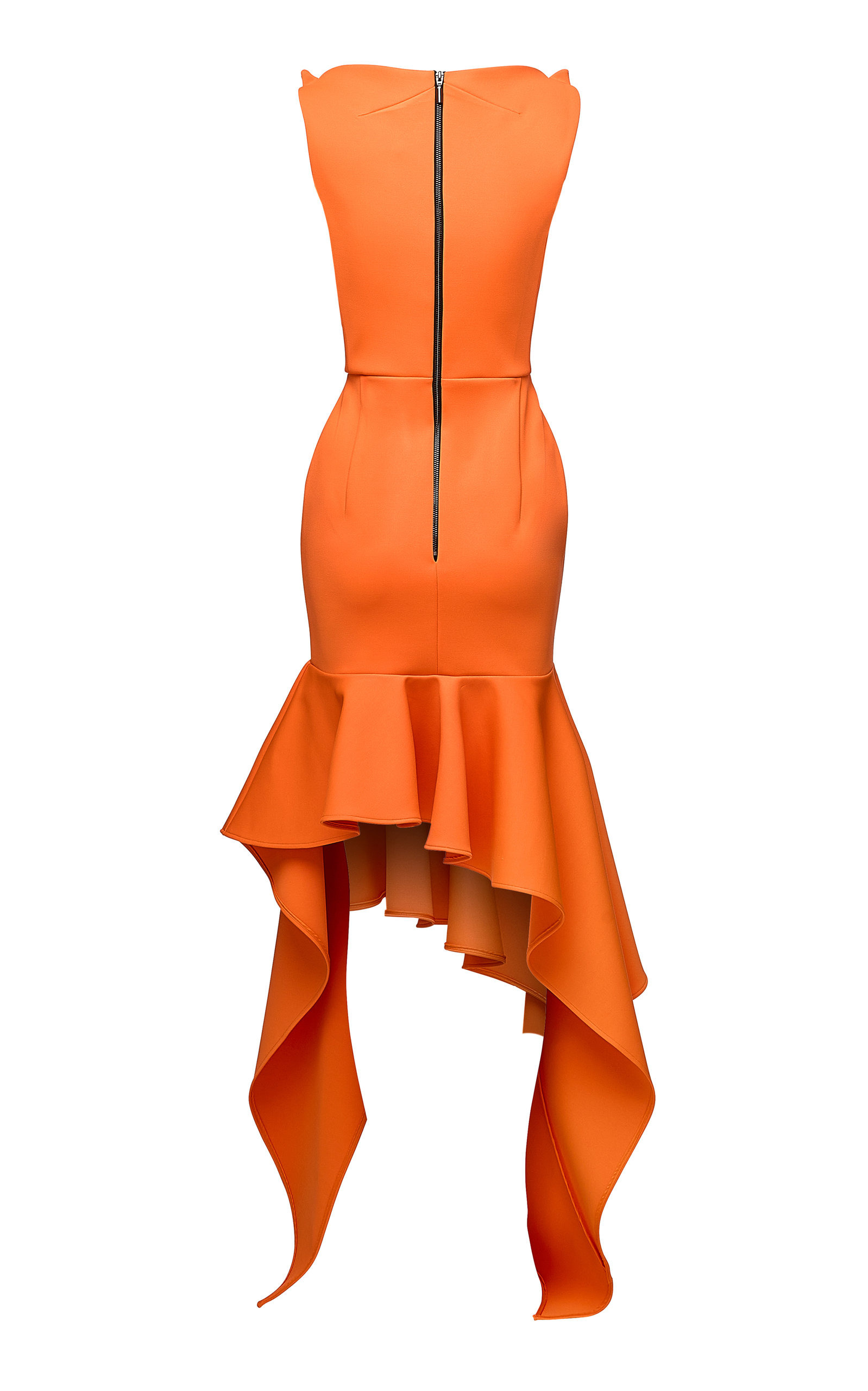 Ulysses Ruffled Mini Dress orange - 3
