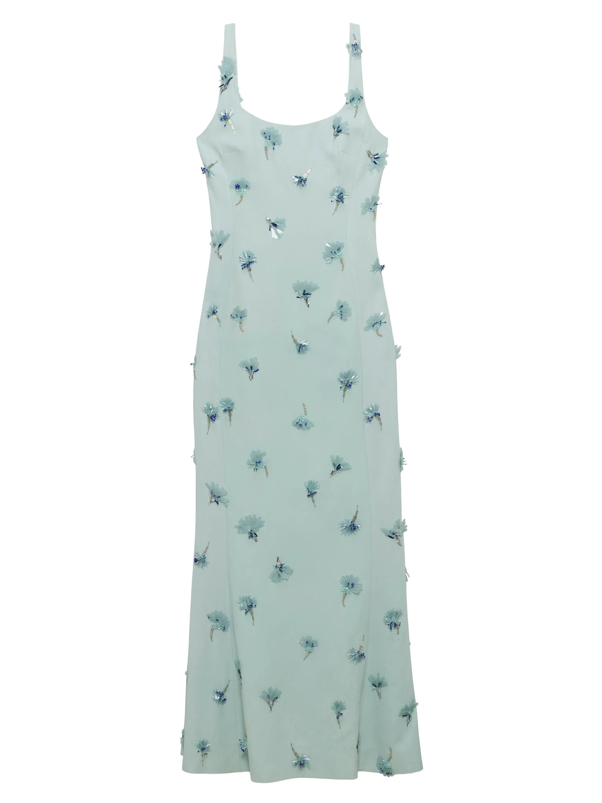 Women's Briella Embellished Sleeveless Gown - Sky - 1
