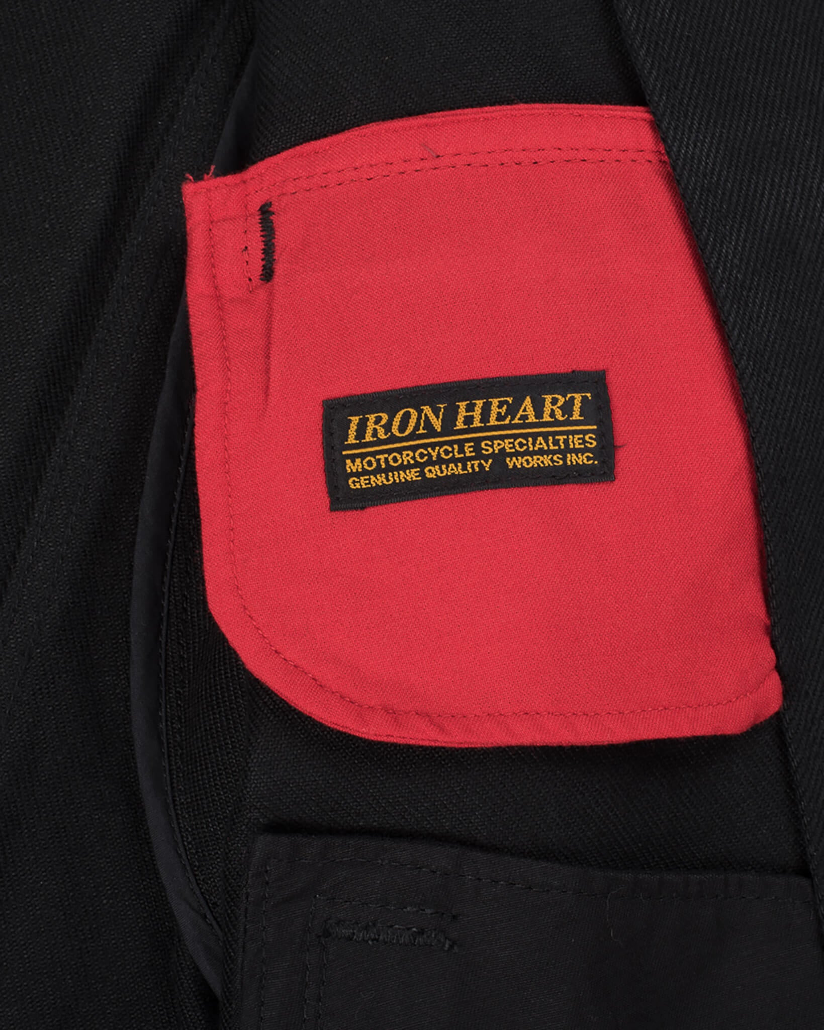 IH-9527J 21oz Denim Rider's Jacket - Superblack Non-Fade - 15