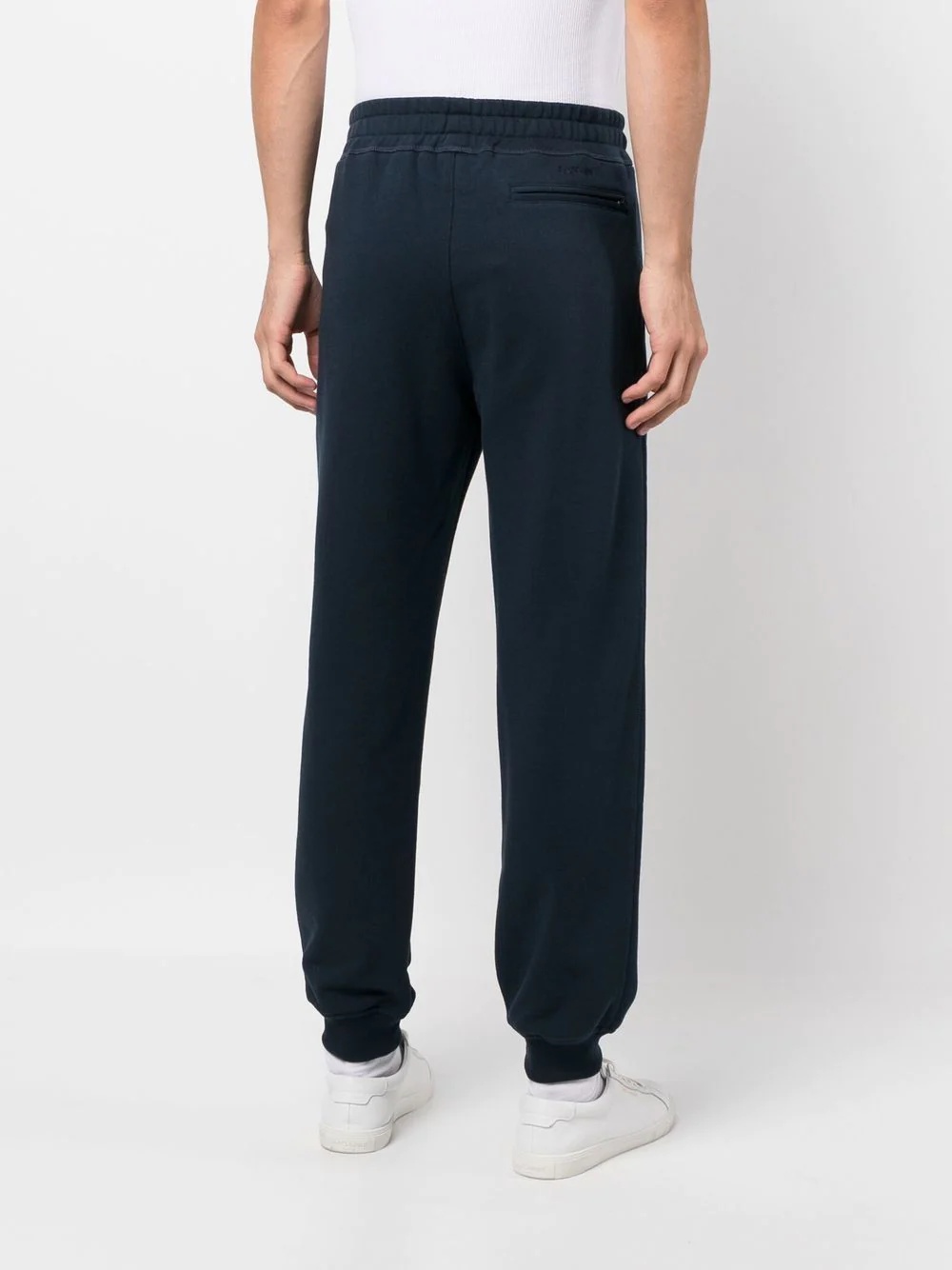 drawstring-waistband detail track pants - 4