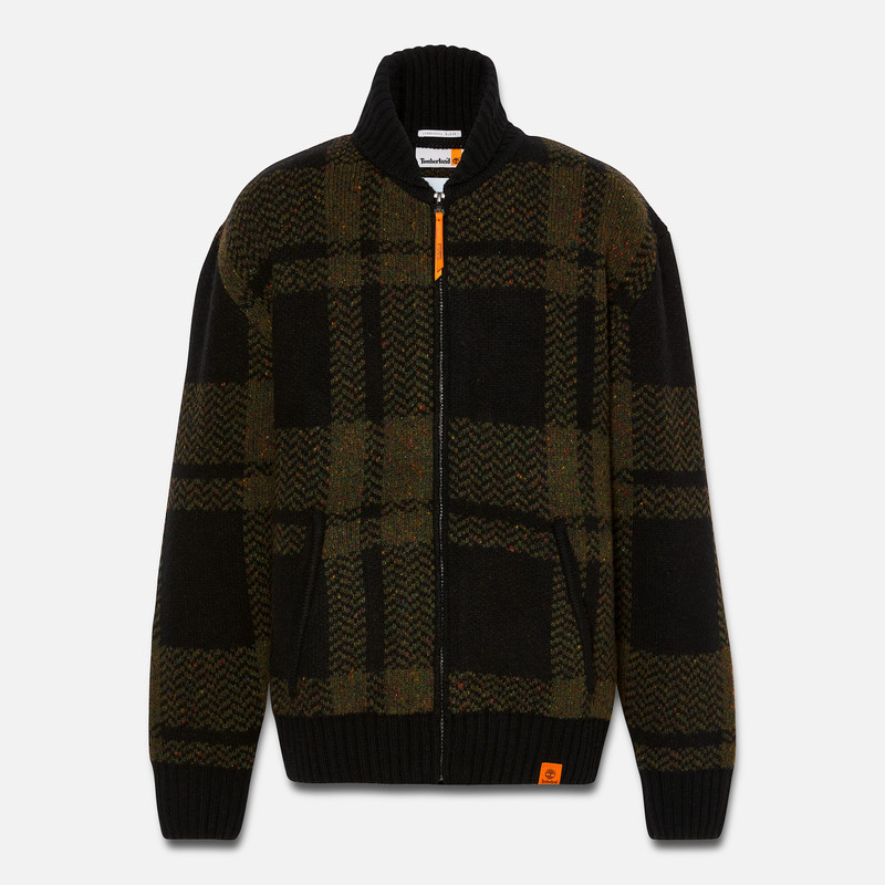 Men's Plaid Full Zip Cardigan 10