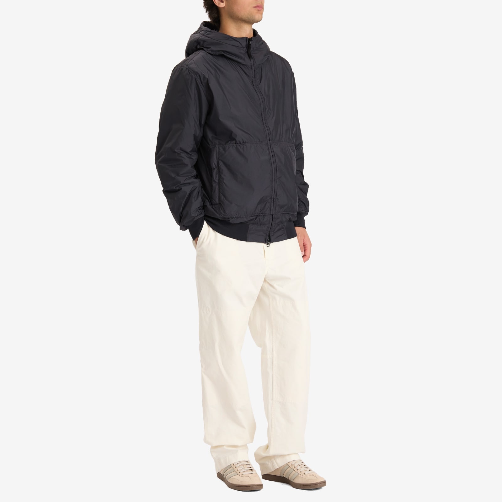 Stone Island Crinkle Reps Nylon Hooded PrimaLoft Jacket - 4