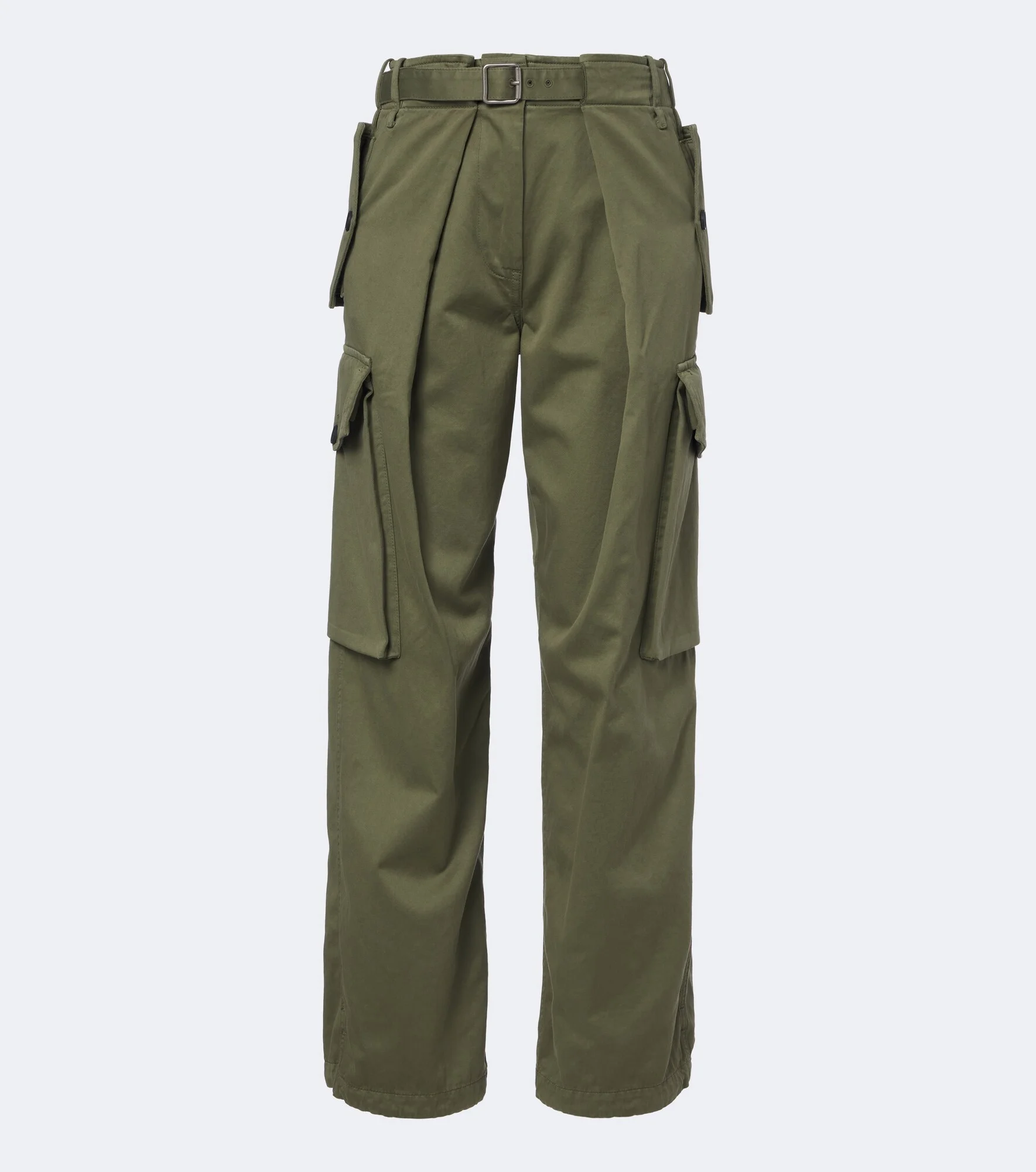 Cotton cargo pants - 1