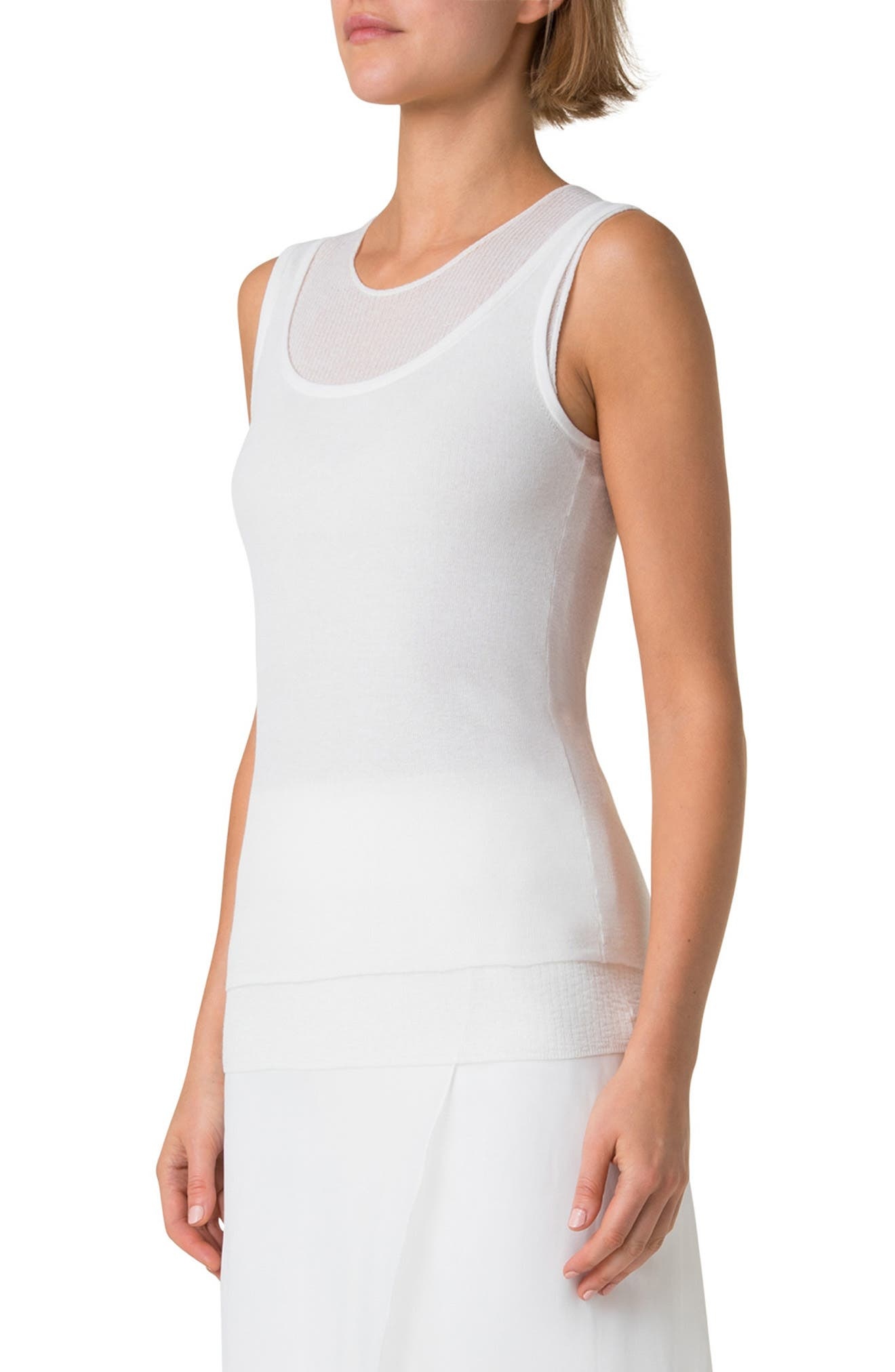 Akris Rib Shell in Ecru at Nordstrom - 3