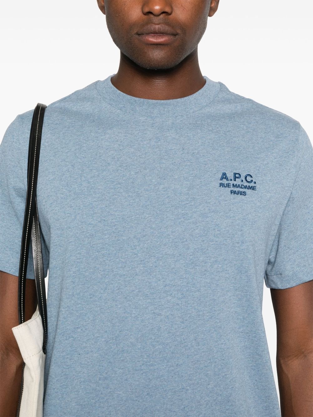 logo-embroidered T-shirt - 5