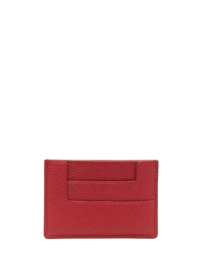 TOM FORD logo-plaque leather cardholder outlook