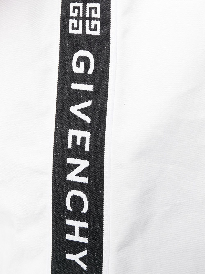 logo side-stripe shirt 5