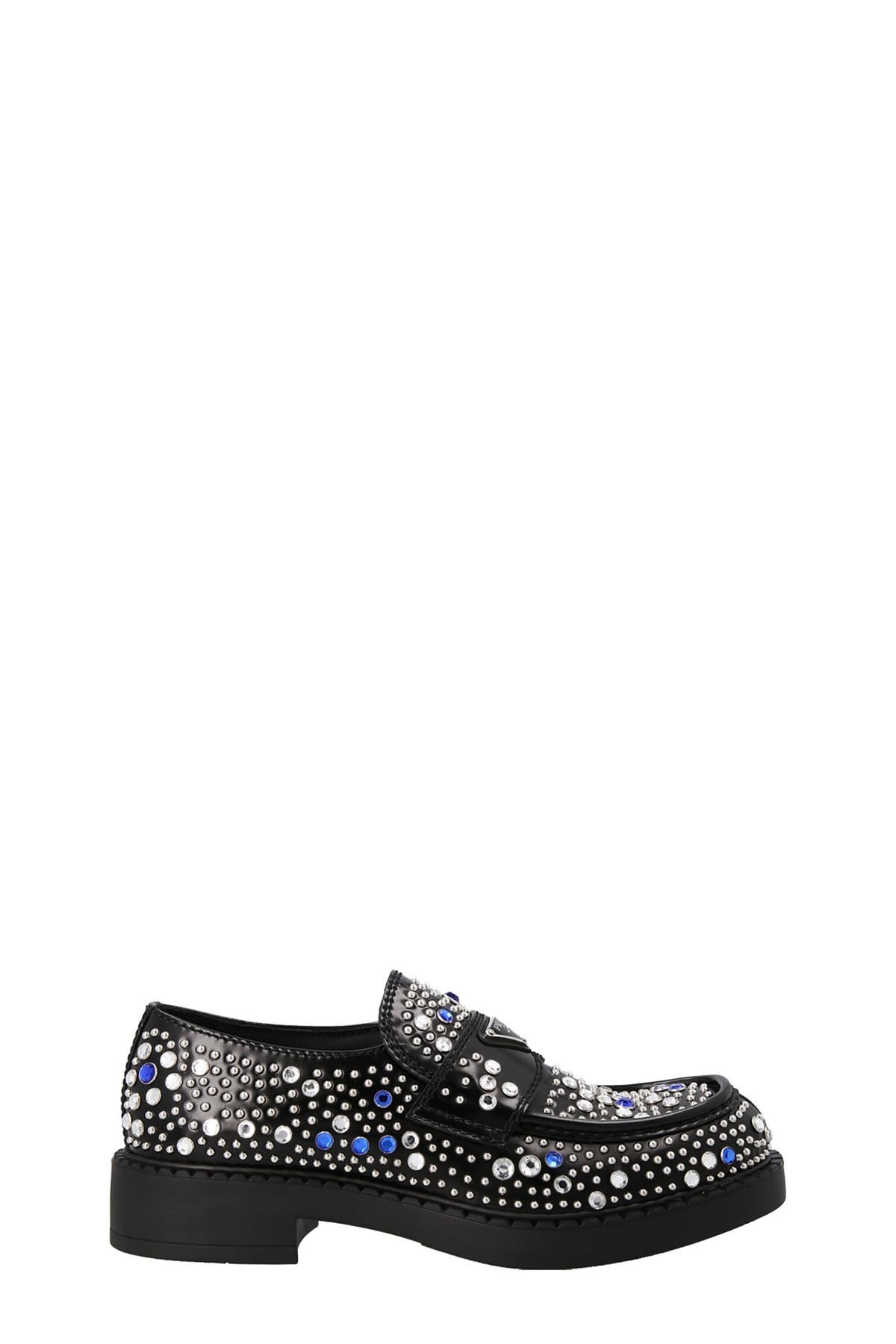 Sequin stud loafers - 1
