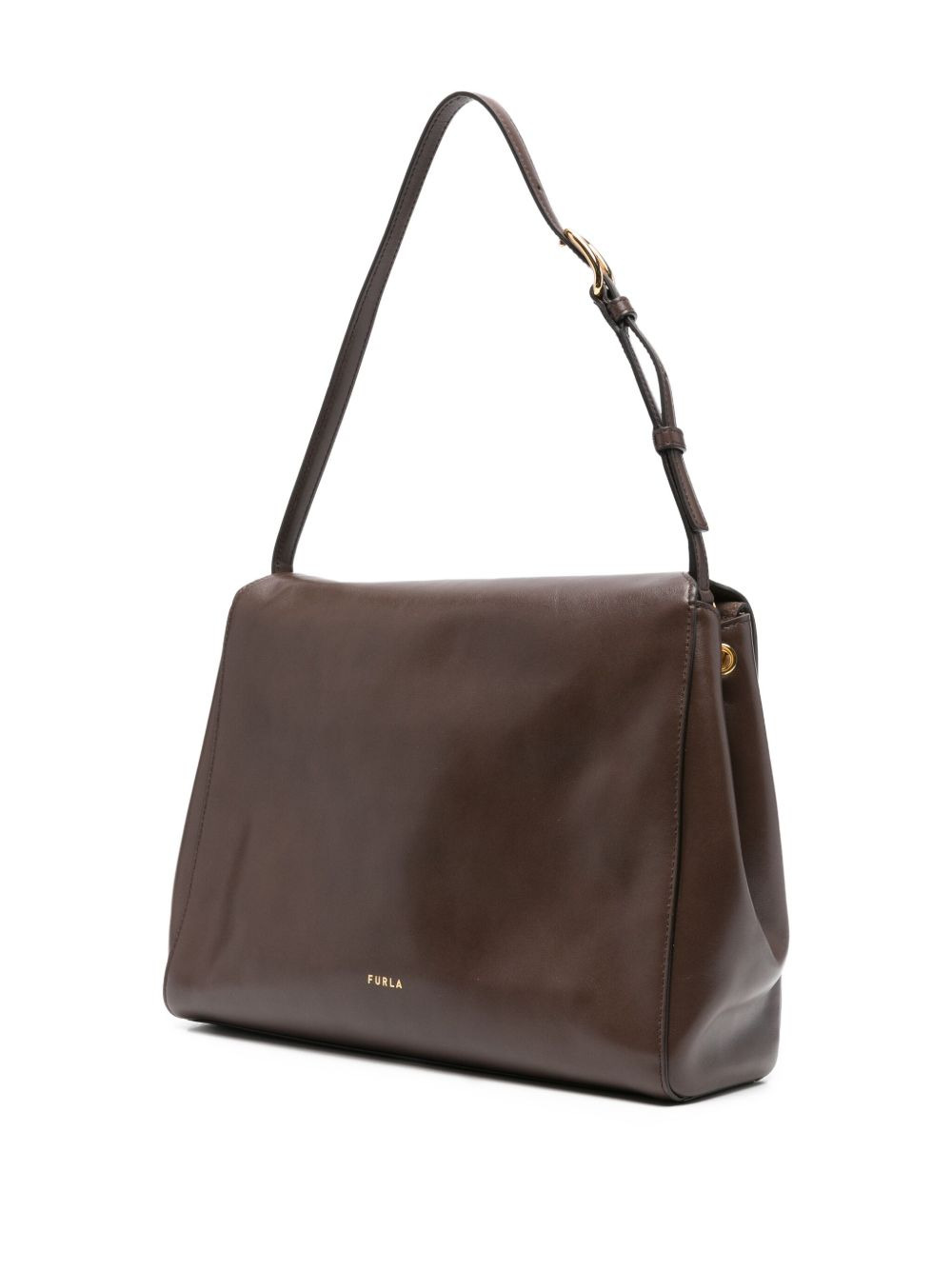 circular-detail leather backpack - 3