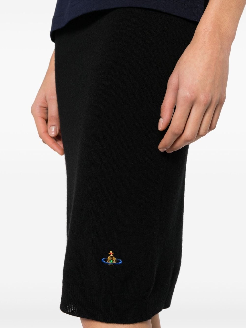 Orb-embroidered skirt - 5