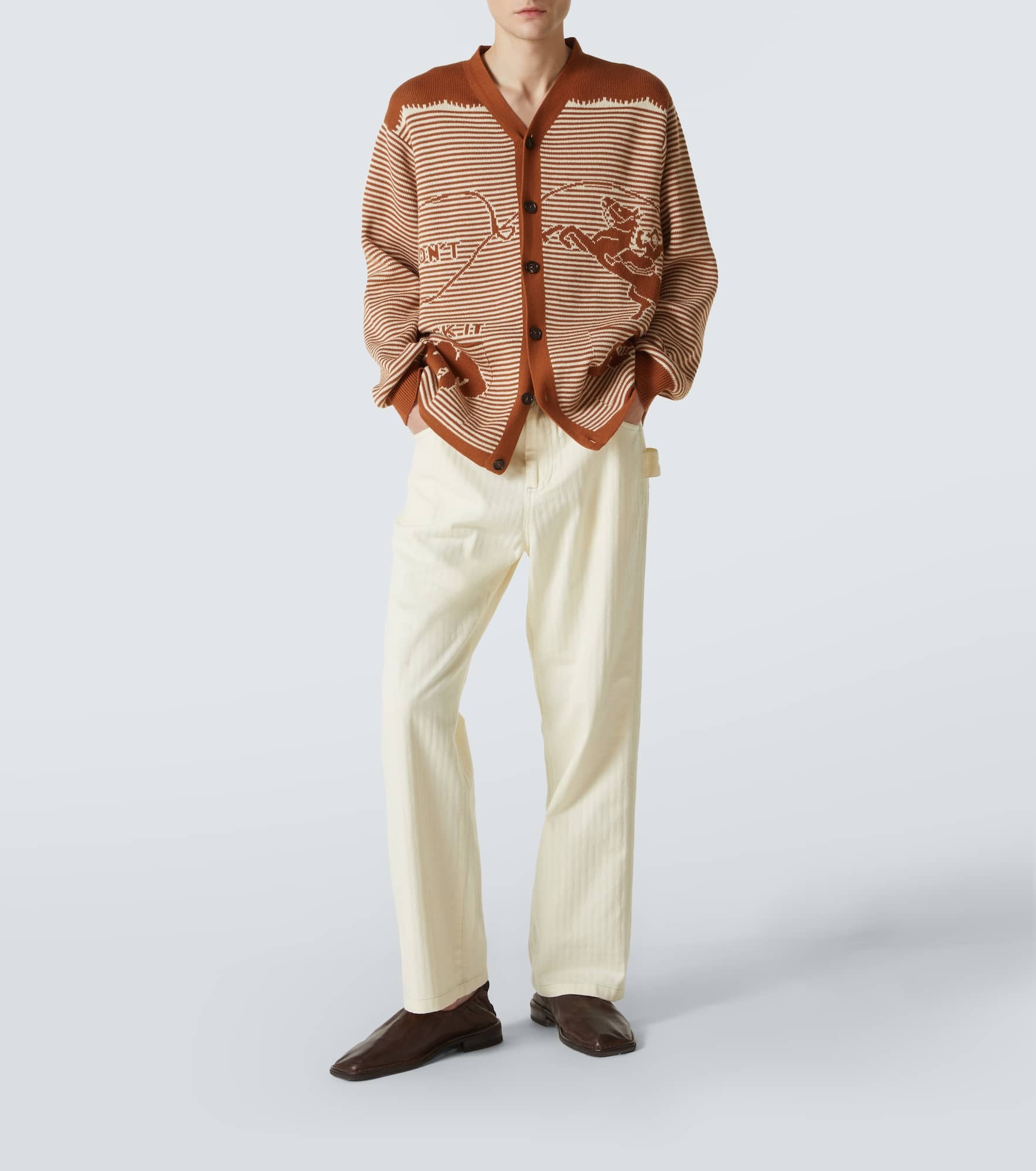 Buckaroo striped cotton cardigan - 2