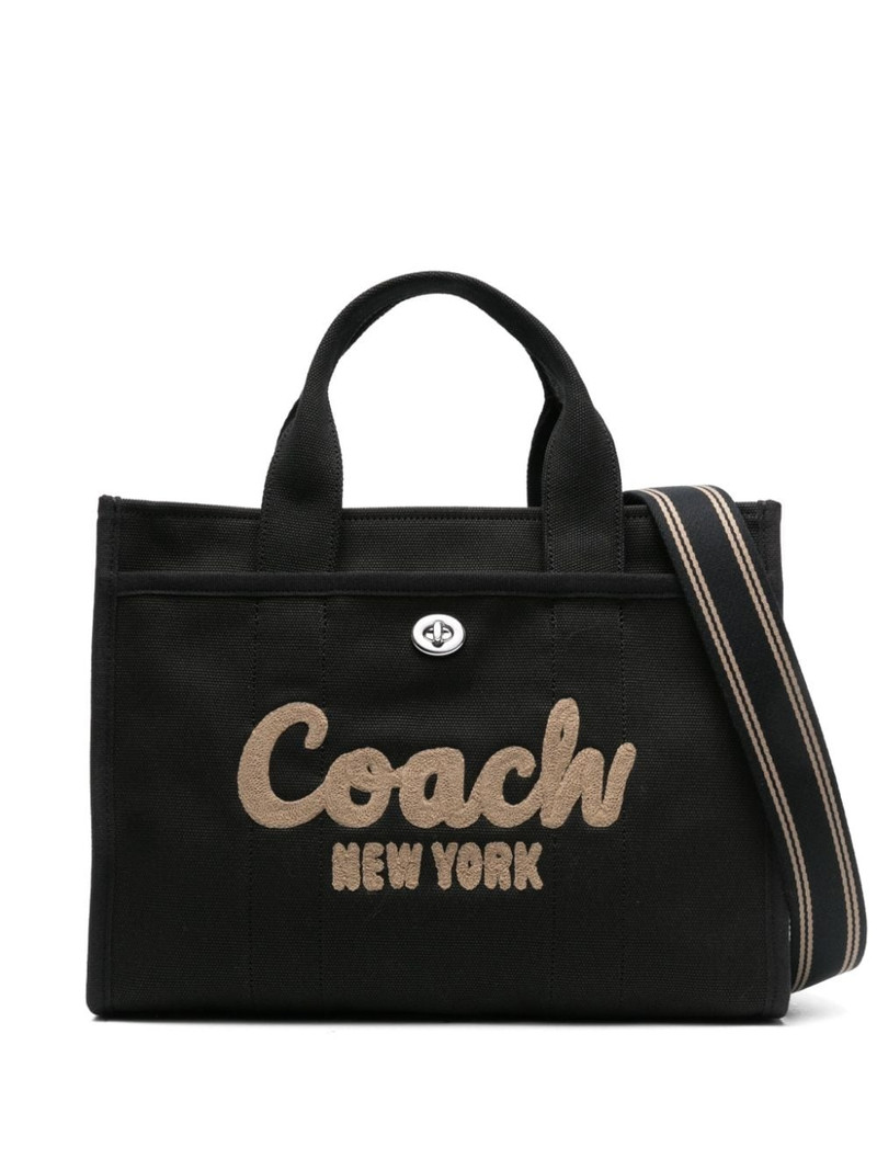 COACH small Field logo-appliquÃ© tote bag outlook