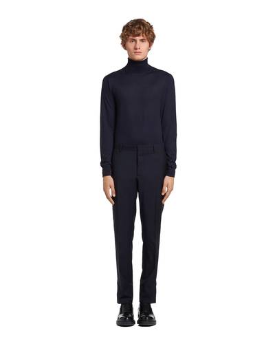 Prada Slim-fit wool trousers outlook