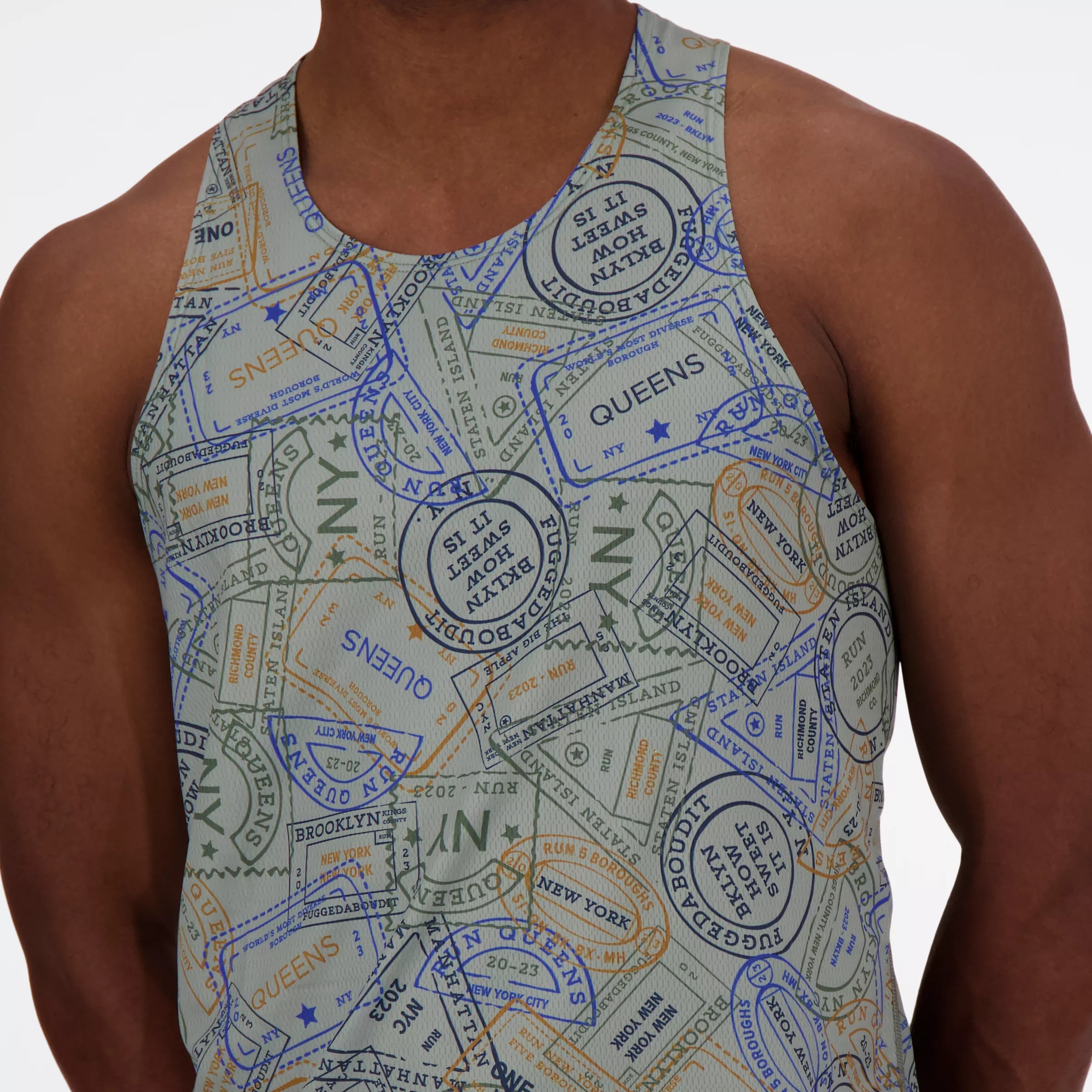 Run For Life Printed Singlet - 4
